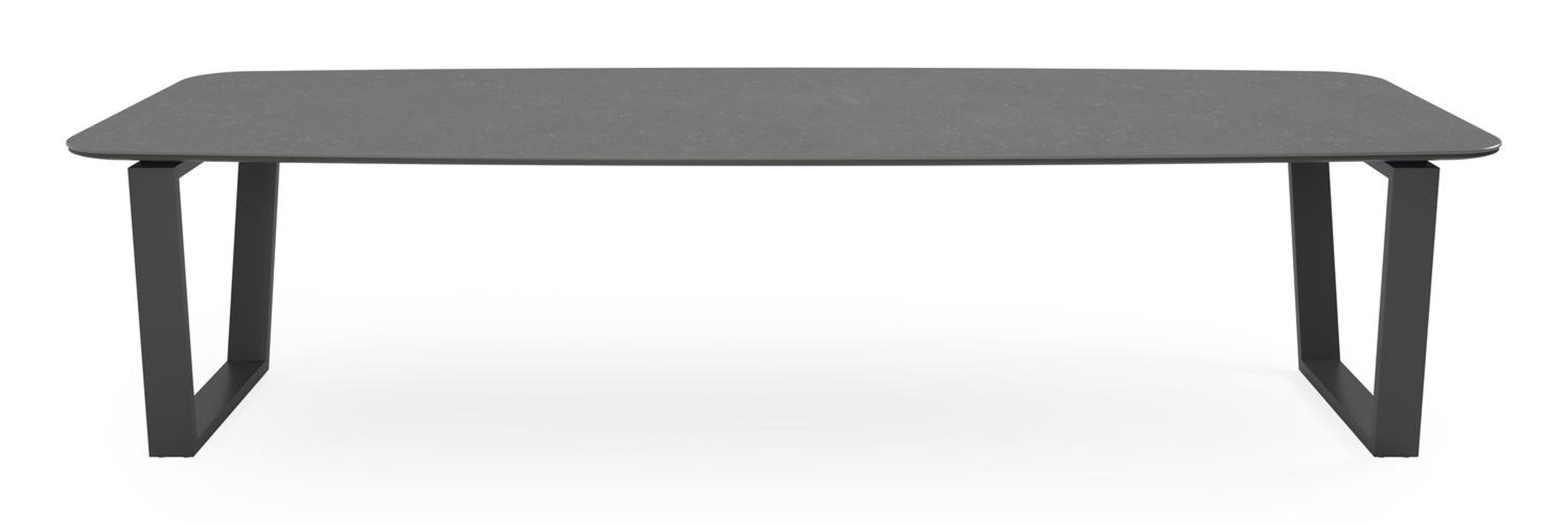 GOPLUS Tuintafel met parasolgat, eettafel met houten tafelblad van acaciahout, terrastafel met metalen poten, tuinmeubelen, balkonmeubels, voor 6-8 personen, 140 x 75 x 76 cm, 50 kg belastbaar